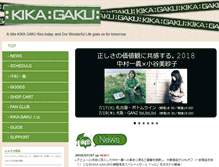 Tablet Screenshot of kikagaku.com